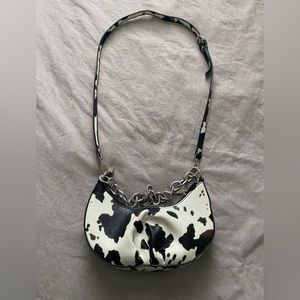 cow print purse